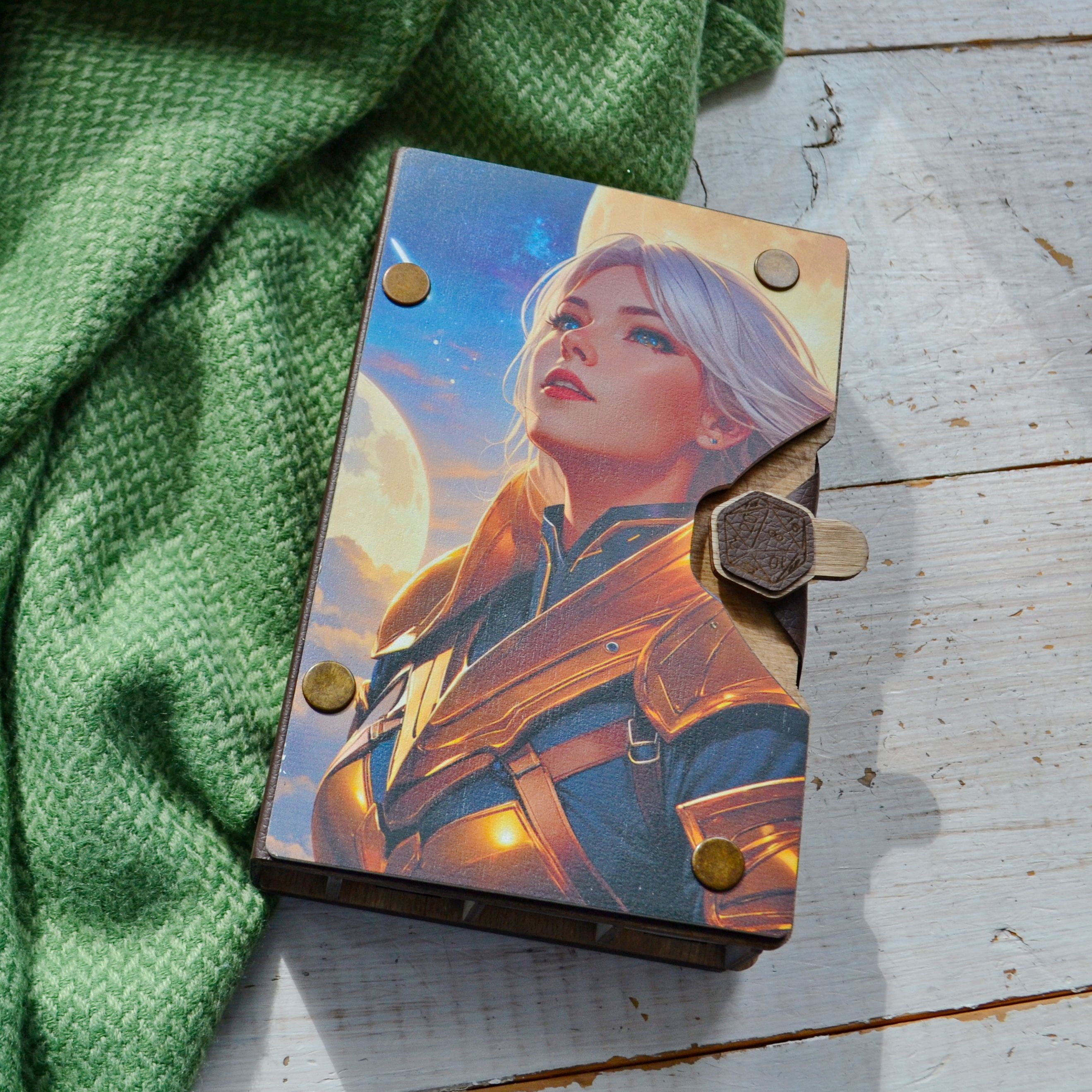

Дайскейс для кубиков на коже днд "Титания", pathfinder, Чудеса Леса, Разноцветный
