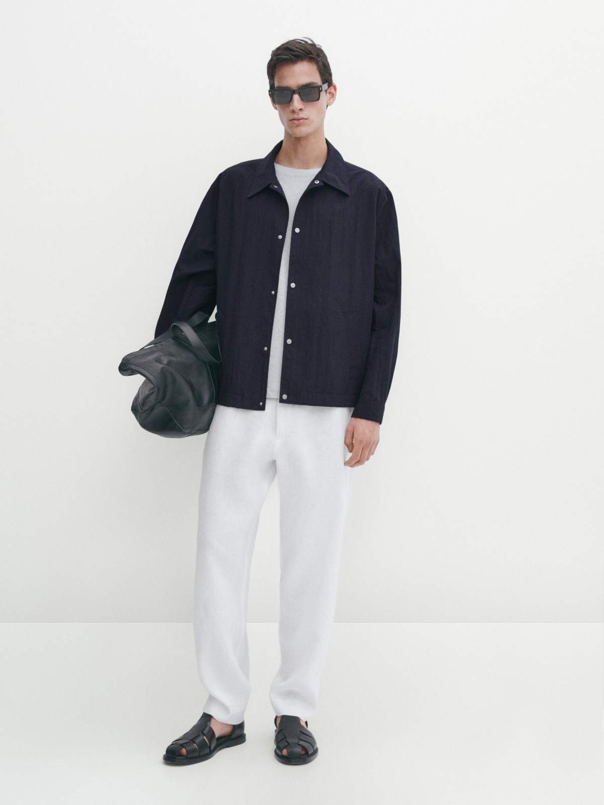 

Рубашка мужская Massimo Dutti 2018/132-I2024 синяя L, Синий, 2018/132-I2024