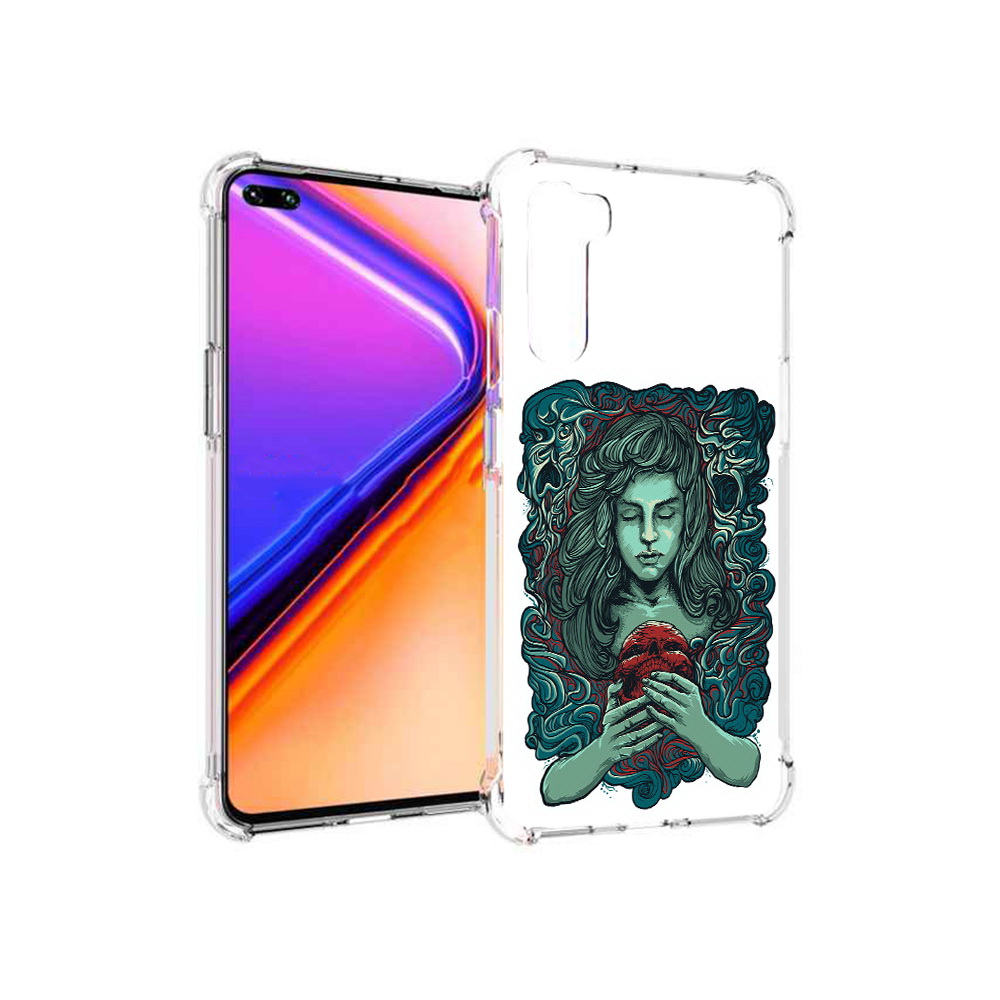 

Чехол MyPads Tocco для OnePlus Nord спящая девушка (PT227045.136.619), Прозрачный, Tocco