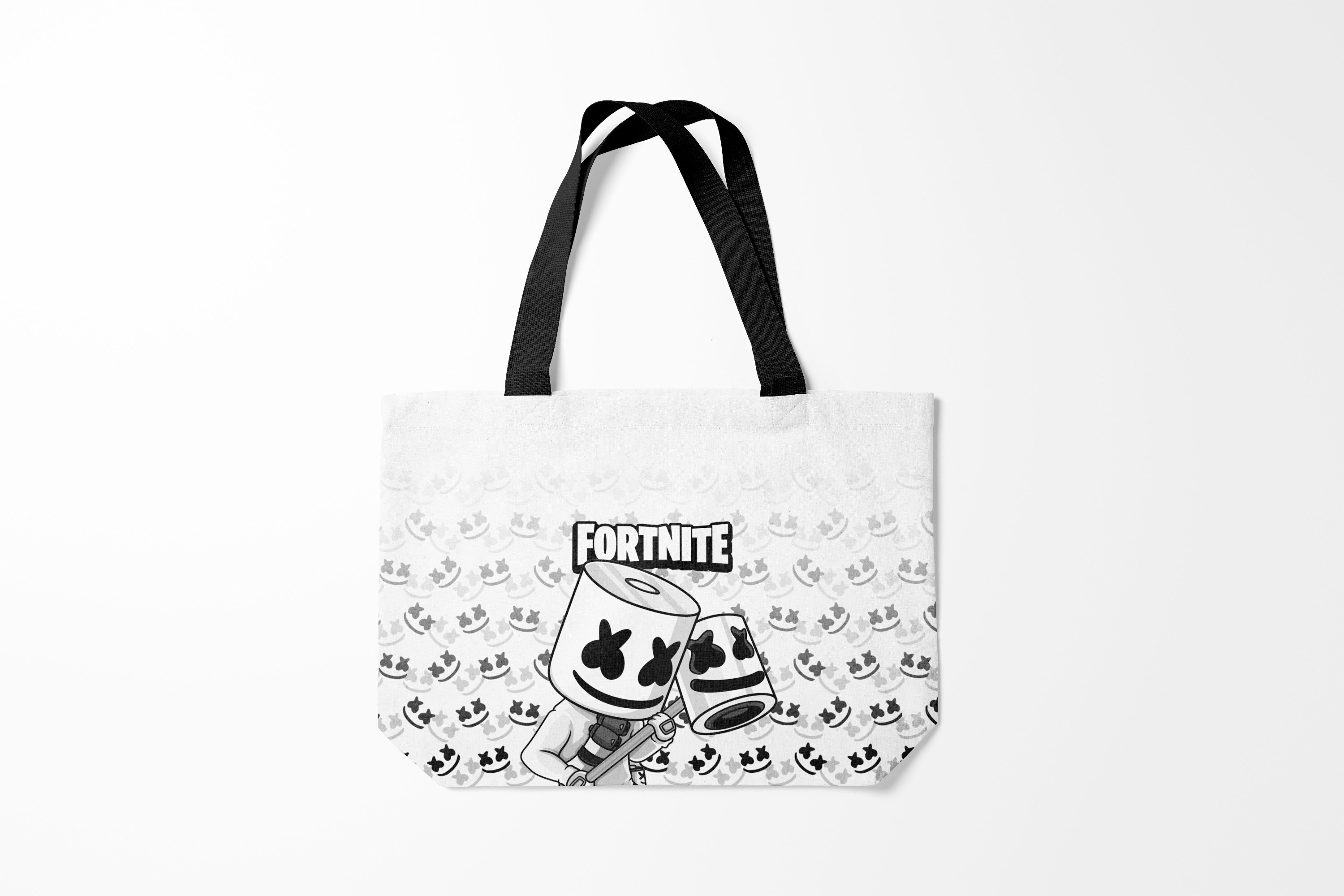 

Сумка шoппер унисекс Burnettie Fortnite MARSHMELLO, белый, Fortnite MARSHMELLO