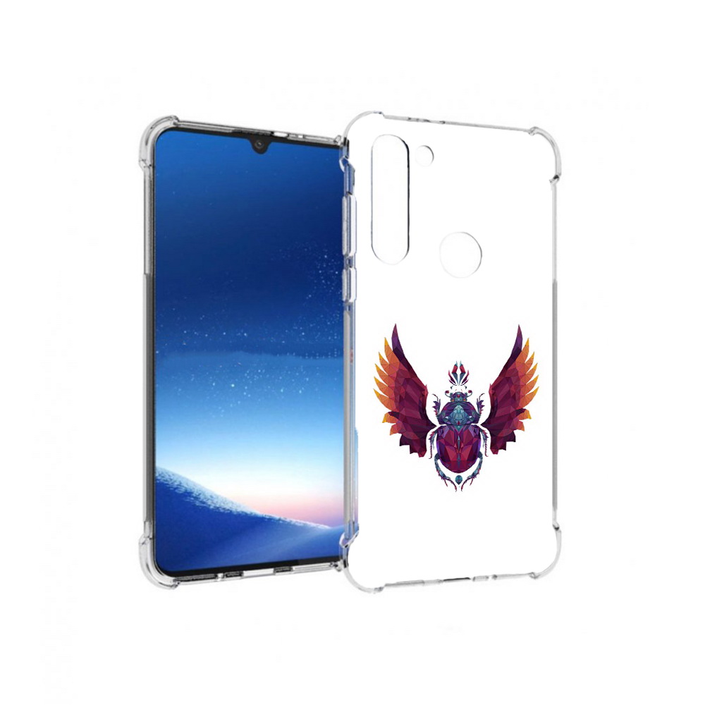 

Чехол MyPads Tocco для Motorola Moto G8 Power алмазный скоробей (PT143076.340.219), Прозрачный, Tocco