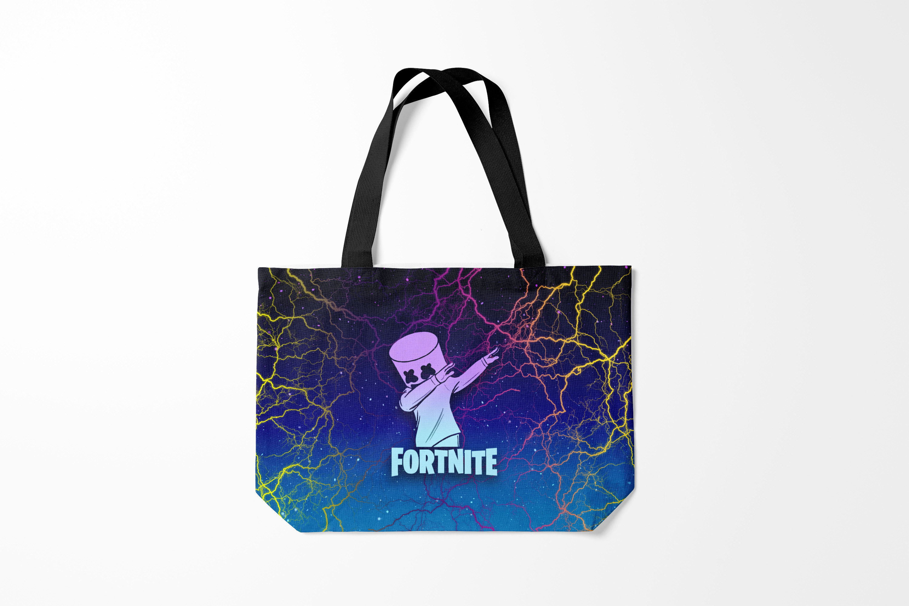 

Сумка шoппер унисекс Burnettie Fortnite Marshmello, синий, Fortnite Marshmello