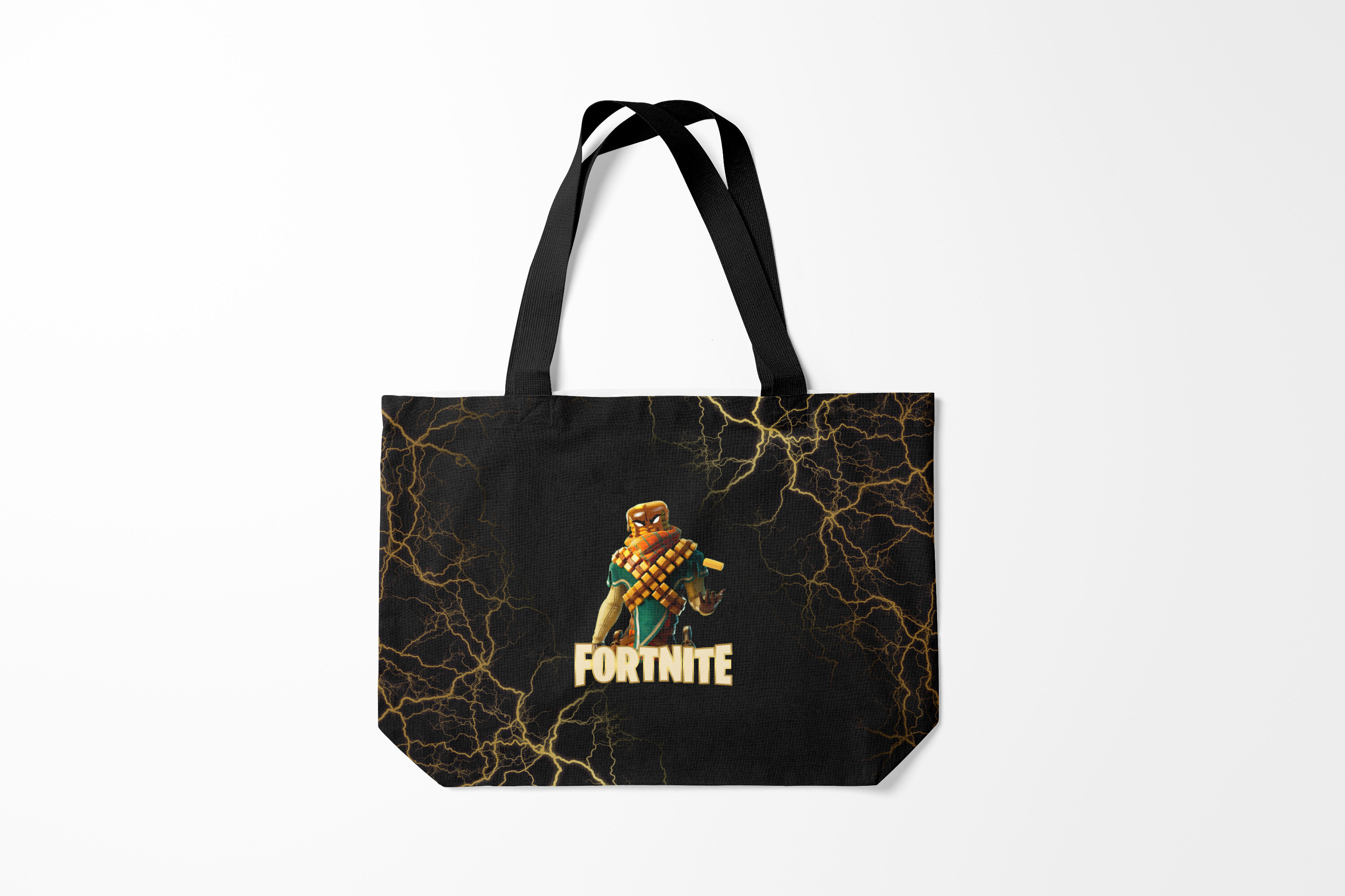 

Сумка шoппер унисекс Burnettie Fortnite Mancake, черный, Fortnite Mancake