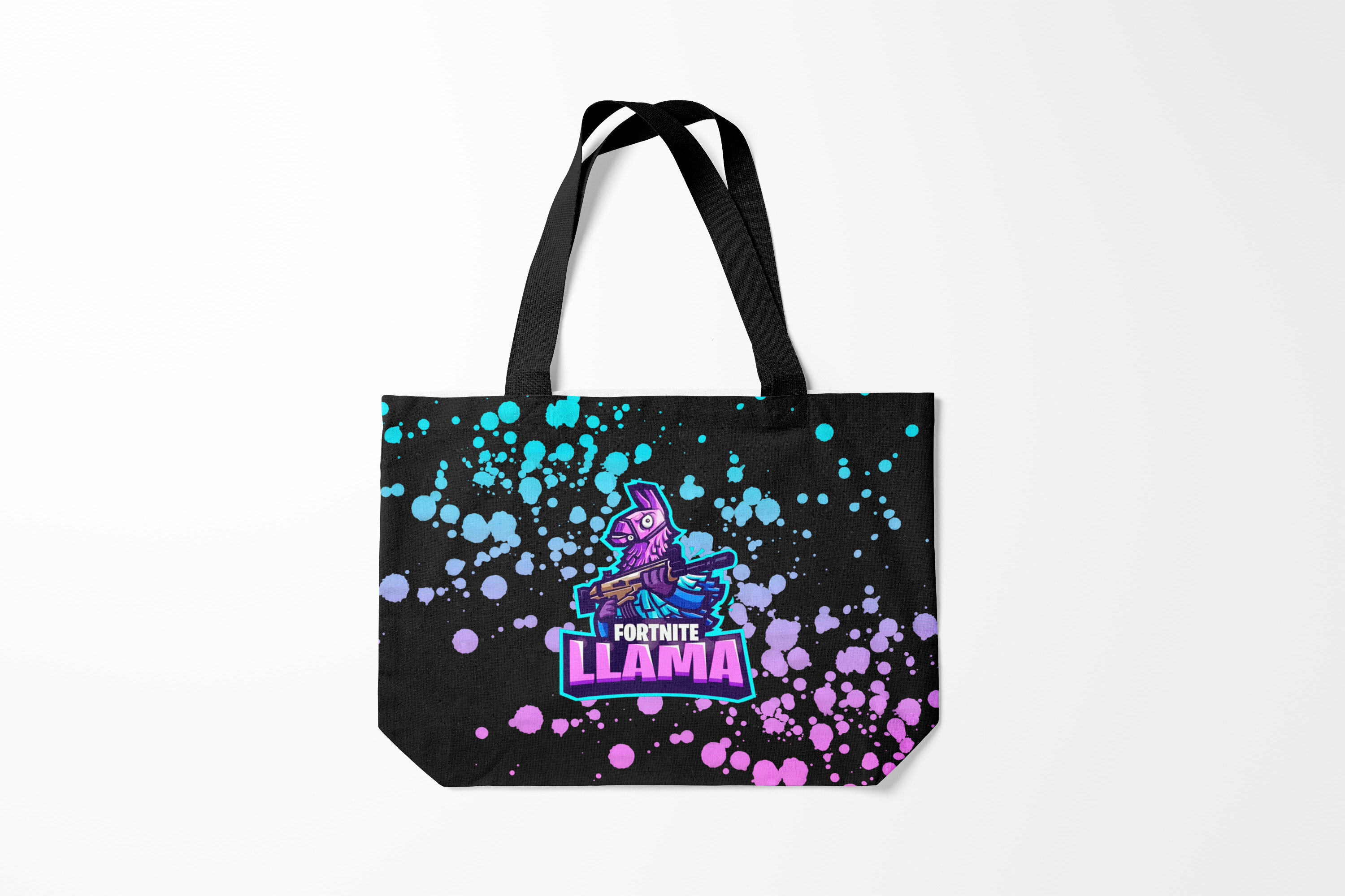 

Сумка шoппер унисекс Burnettie Fortnite LLAMA, черный, Fortnite LLAMA