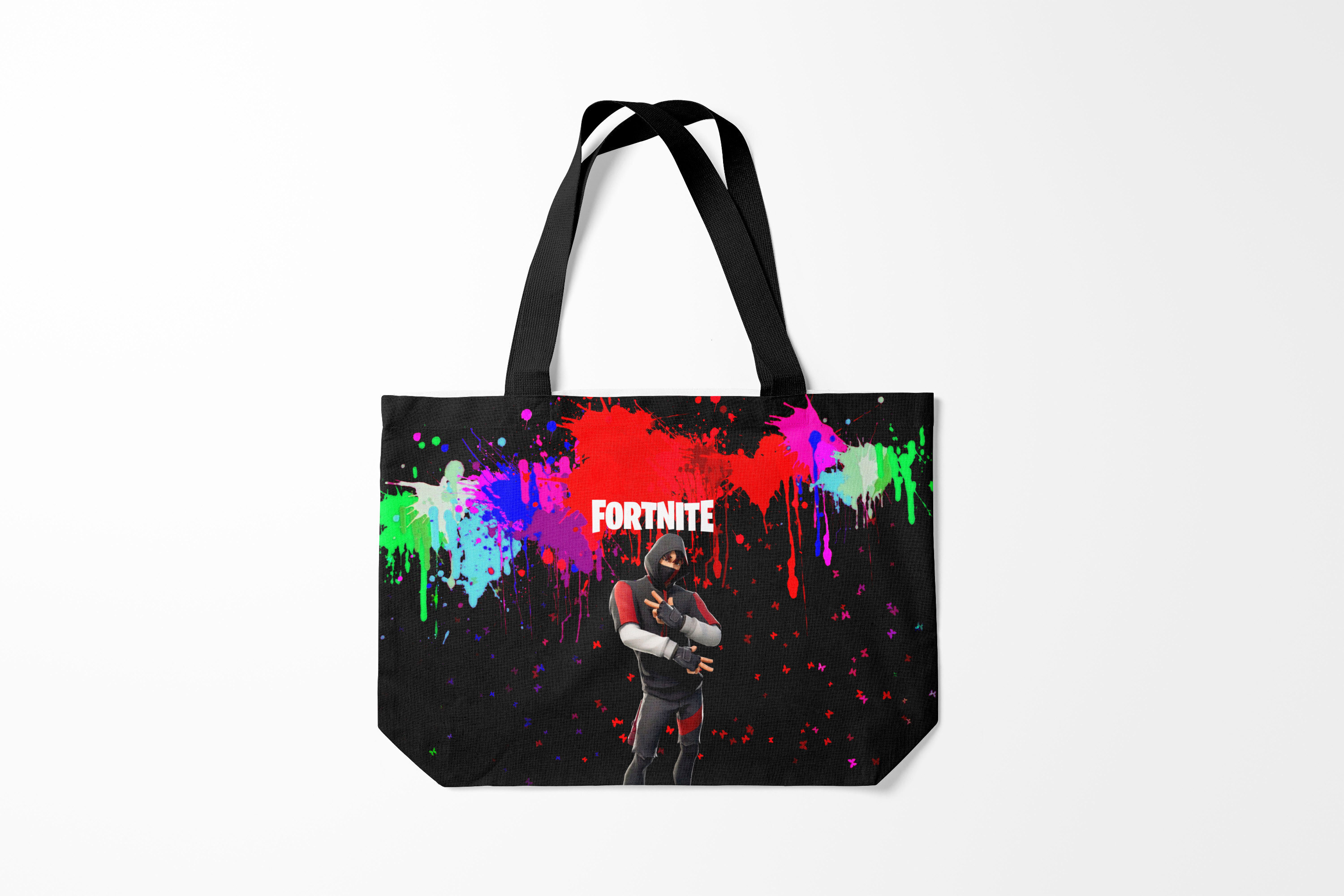 

Сумка шoппер унисекс Burnettie Fortnite IKONIK., черный, Fortnite IKONIK.