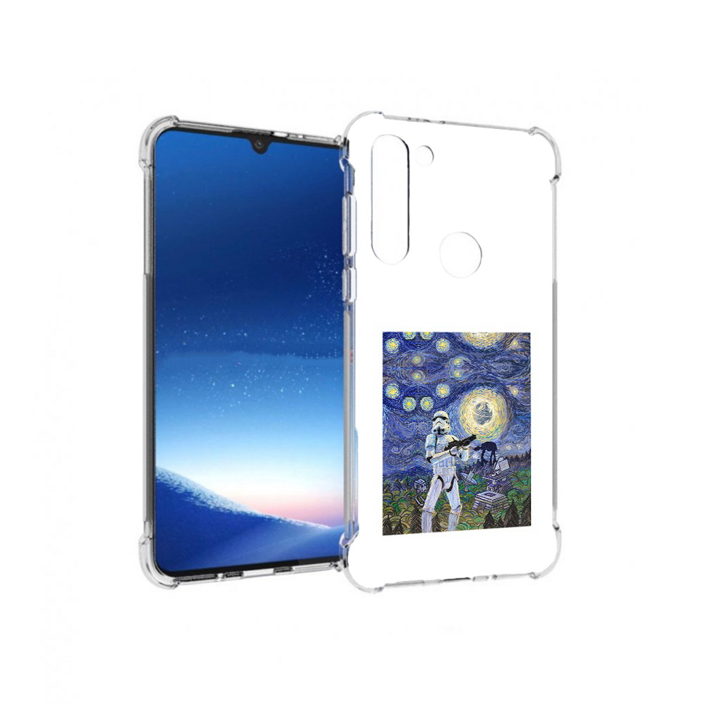 

Чехол MyPads Tocco для Motorola Moto G8 Power star wars звездная ночь (PT143076.340.23), Прозрачный, Tocco