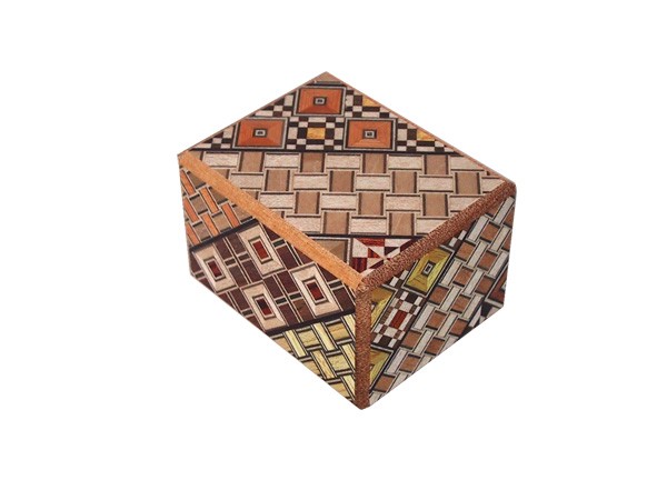 

Японская коробка с секретом Yosegi Japan Puzzle Box 60x47X38мм, 5 шагов NSZ-PB-001, NSZ-PB-001