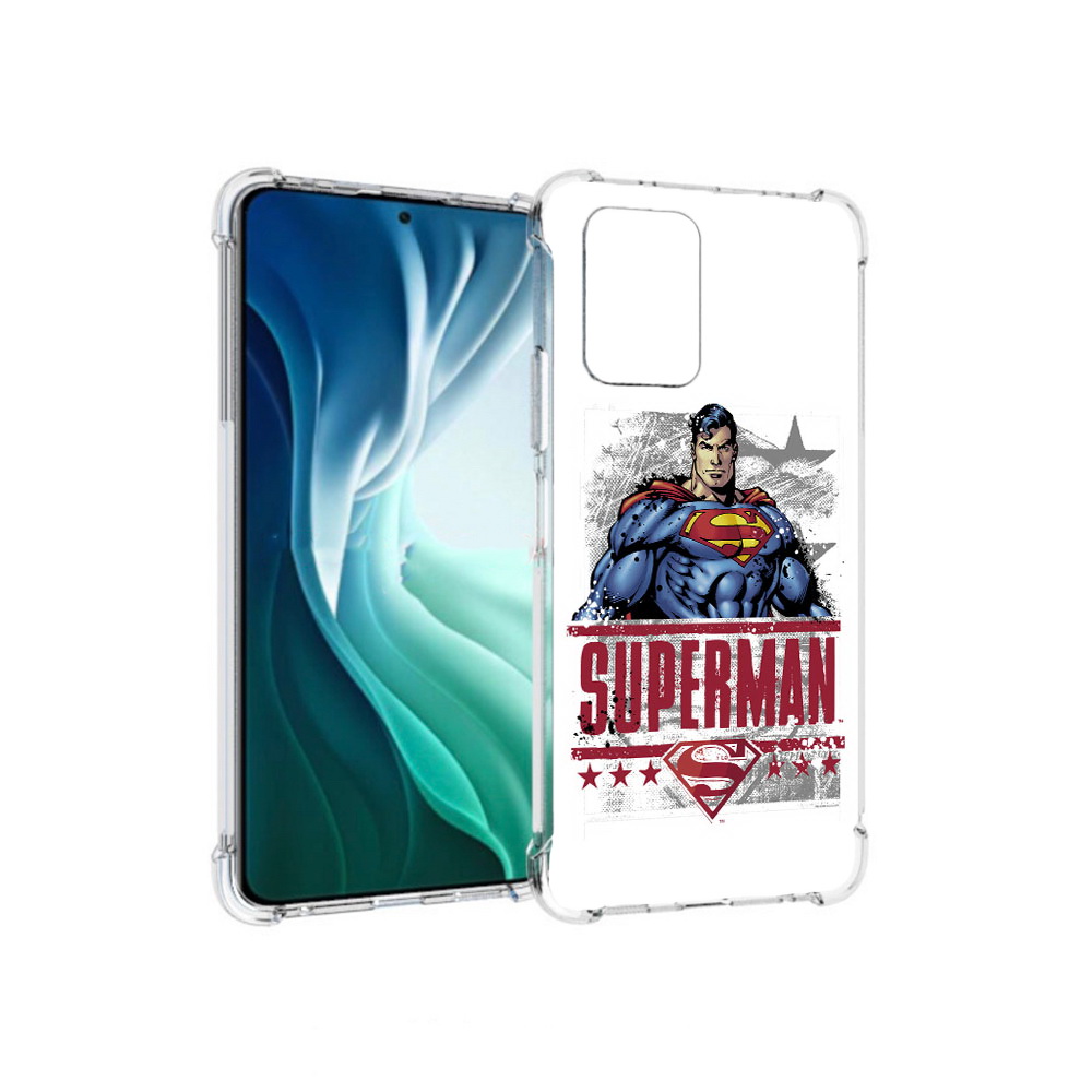 Чехол MyPads Tocco для Xiaomi Redmi Note 10 Pro 5G рисунок супермен (PT162244.283.583)