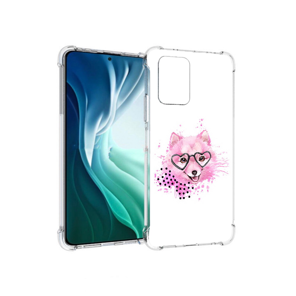 Чехол MyPads Tocco для Xiaomi Redmi Note 10 Pro 5G розовый волченок (PT162244.283.585)