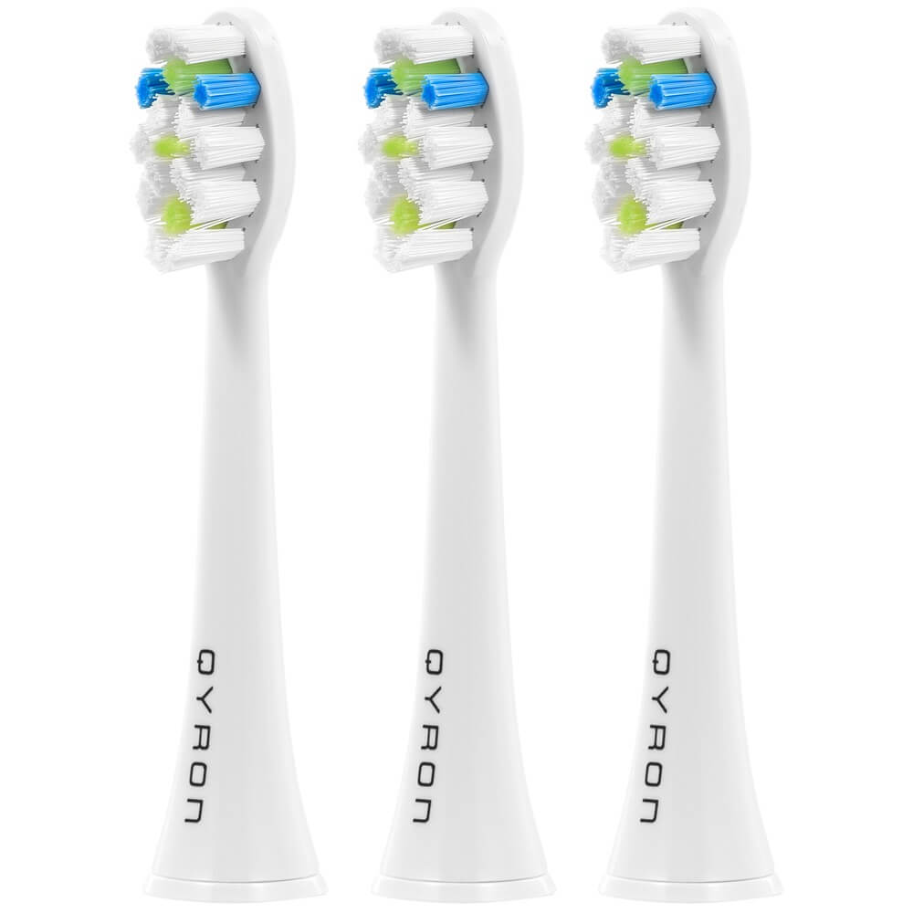 Насадка для электрической зубной щетки QYRON ATB601-3 WT миксер qyron ms901 белый