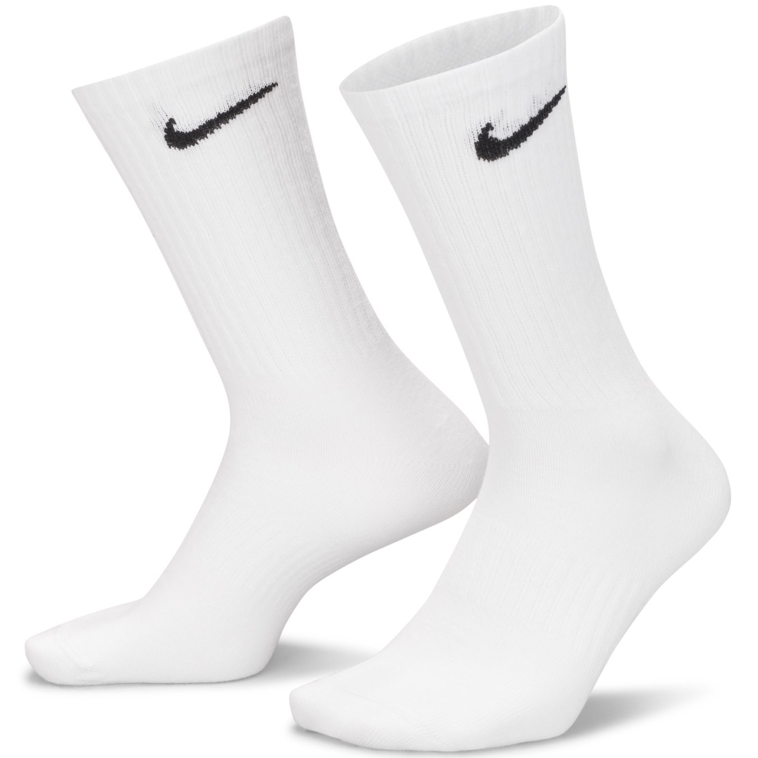 Комплект носков унисекс Nike U NK EVERYDAY LTWT CREW 3PR белых XL 3шт