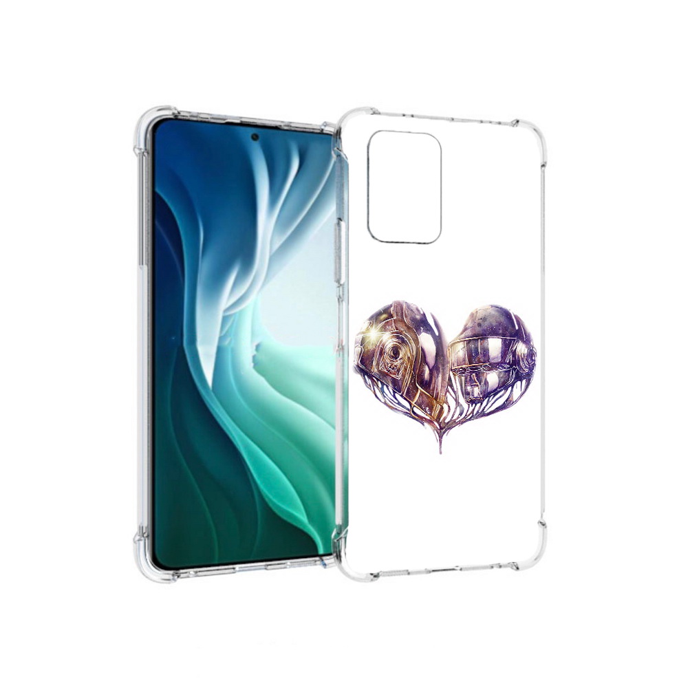 Чехол MyPads Tocco для Xiaomi Redmi Note 10 Pro 5G сердце абстракция (PT162244.283.596)
