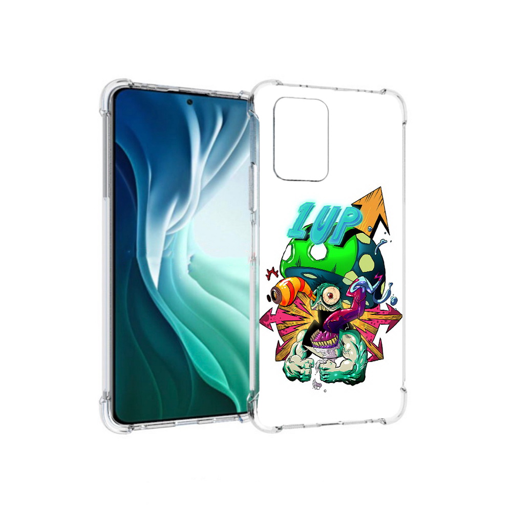 

Чехол MyPads Tocco для Xiaomi Redmi Note 10 Pro 5G сильный гриб абстракция, Прозрачный, Tocco