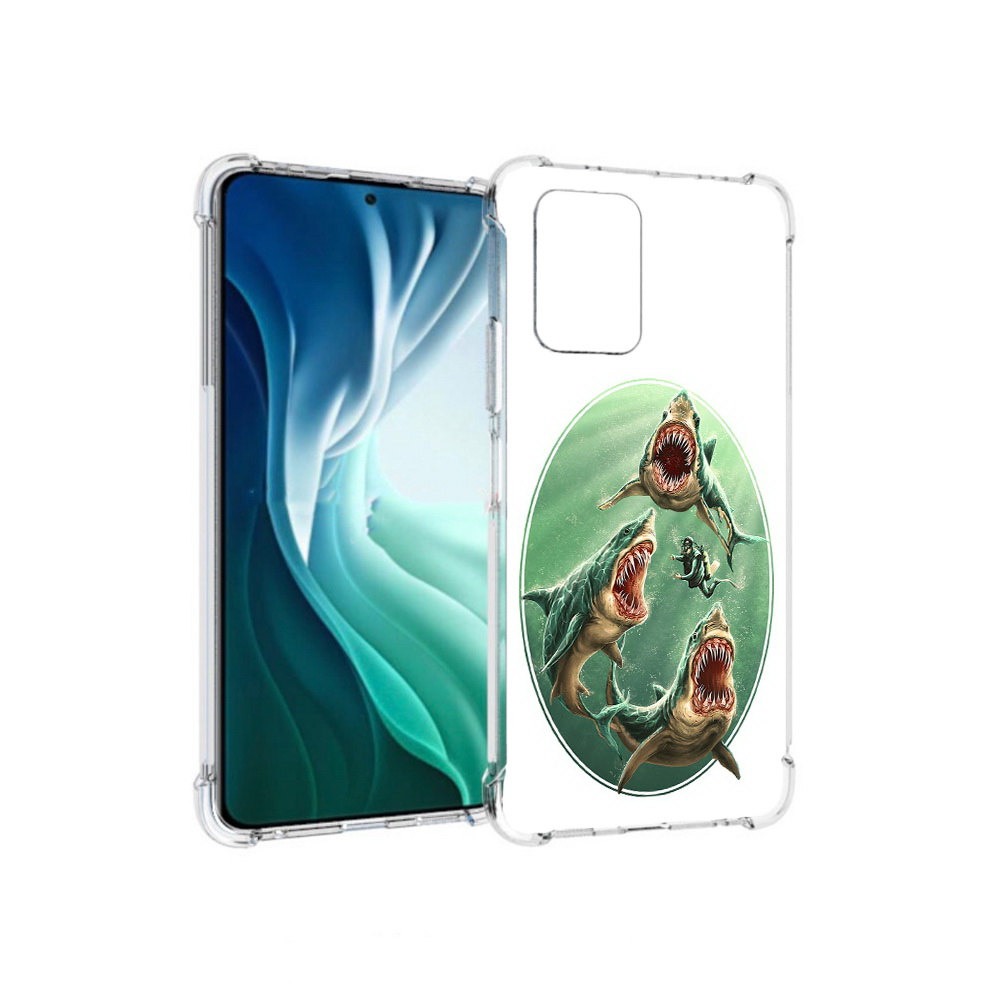 Чехол MyPads Tocco для Xiaomi Redmi Note 10 Pro 5G синяя бездна (PT162244.283.600)