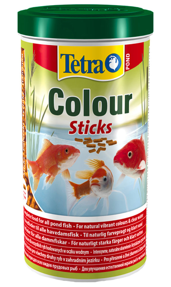 

Корм для аквариумных рыбок Tetra Pond Colour Sticks палочки, 1 л