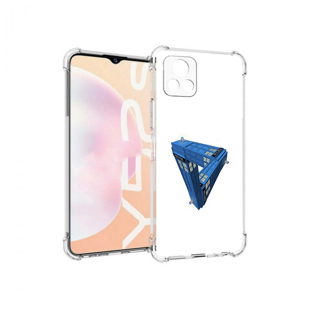 

Чехол MyPads Tocco для Vivo Y52s головолока абстракция, Прозрачный, Tocco