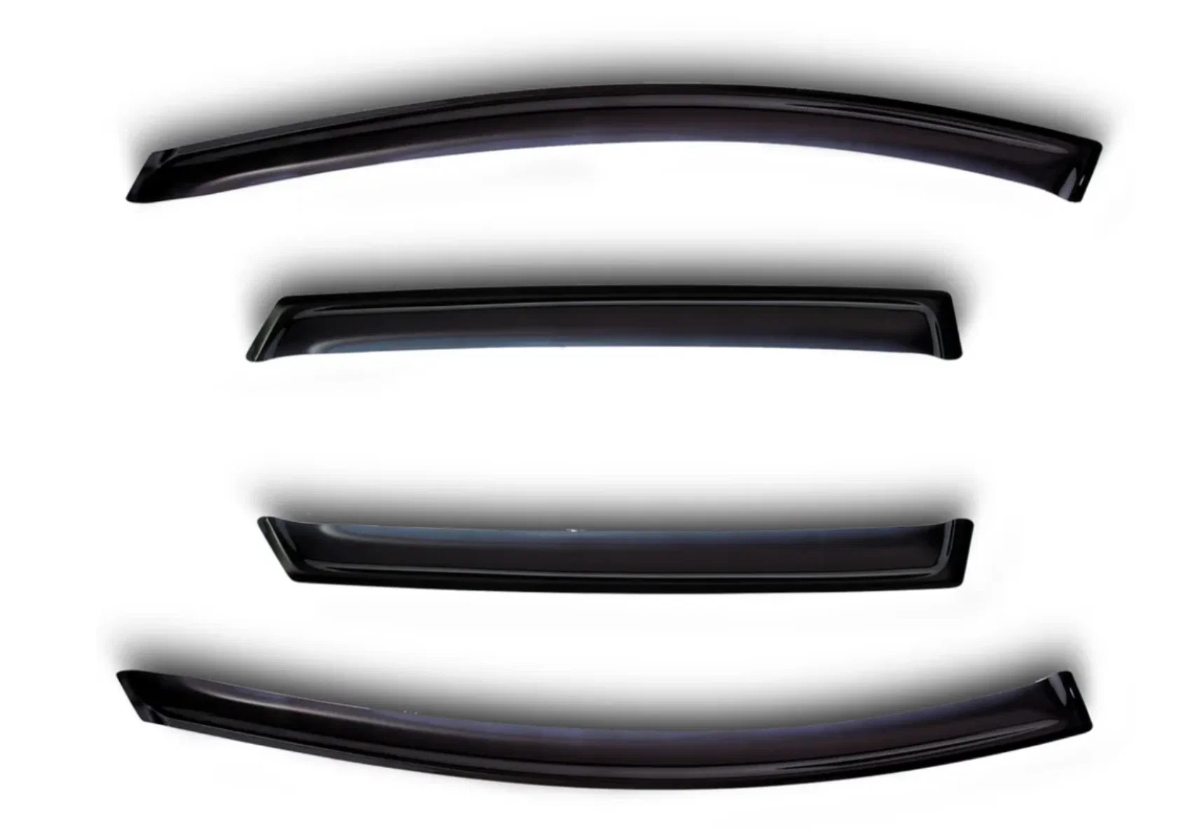 

Дефлектор двери (ветровики) с лого на Sitrak C7H (2022->), Sitrak_черный_прозрачный