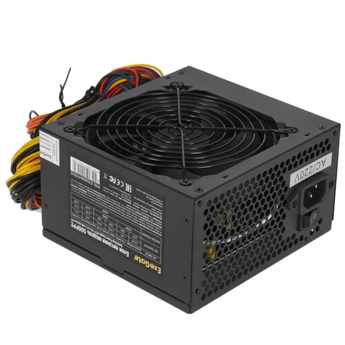 

Блок питания ExeGate 500PPE 500W (EX260641RUS), Чёрный, 500PPE