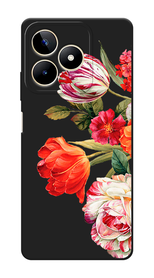 

Чехол Awog на Realme C53/C51 "Весенний букет", Красный;розовый;зеленый, 2514652-1