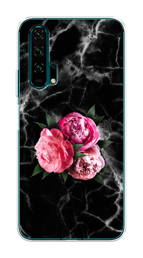 

Чехол на Honor 20 Pro "Букет на черном мраморе", Черный;серый;розовый;зеленый;белый, 69350-1