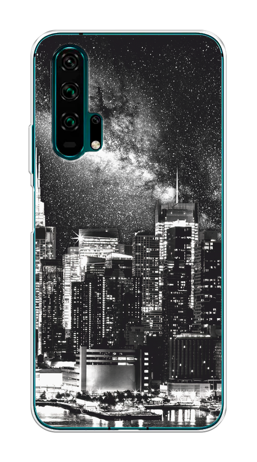 

Чехол на Honor 20 Pro "Ночной Нью-Йорк", Черный;серый;белый, 69350-1