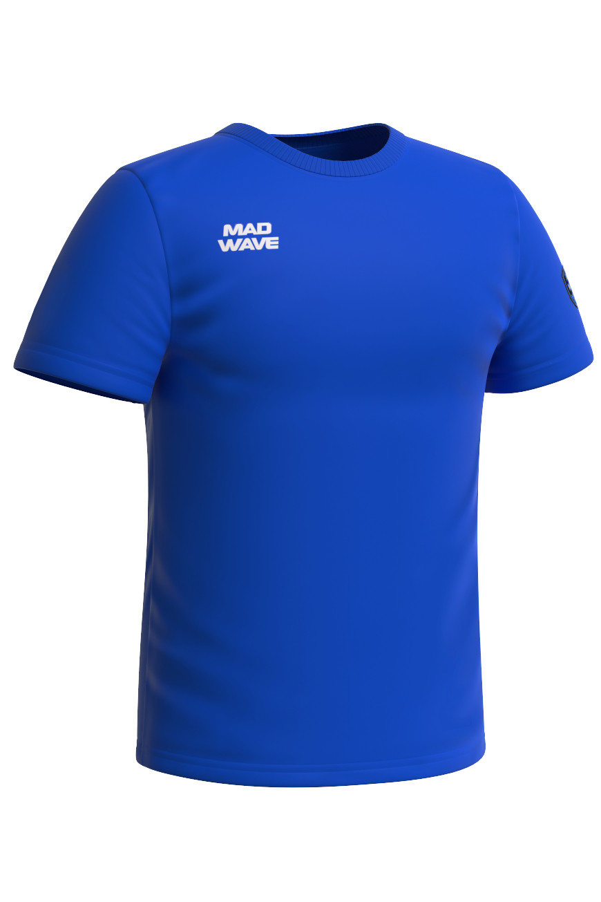 

Футболка мужская Mad Wave MW T-shirt Adult синяя L, Синий, MW T-shirt Adult