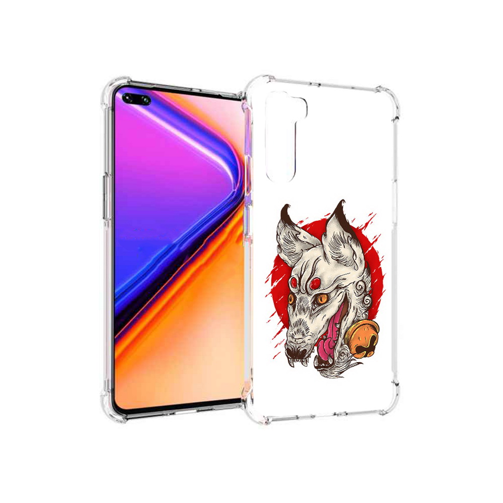 

Чехол MyPads Tocco для OnePlus Nord страшная собака (PT227045.136.627), Прозрачный, Tocco