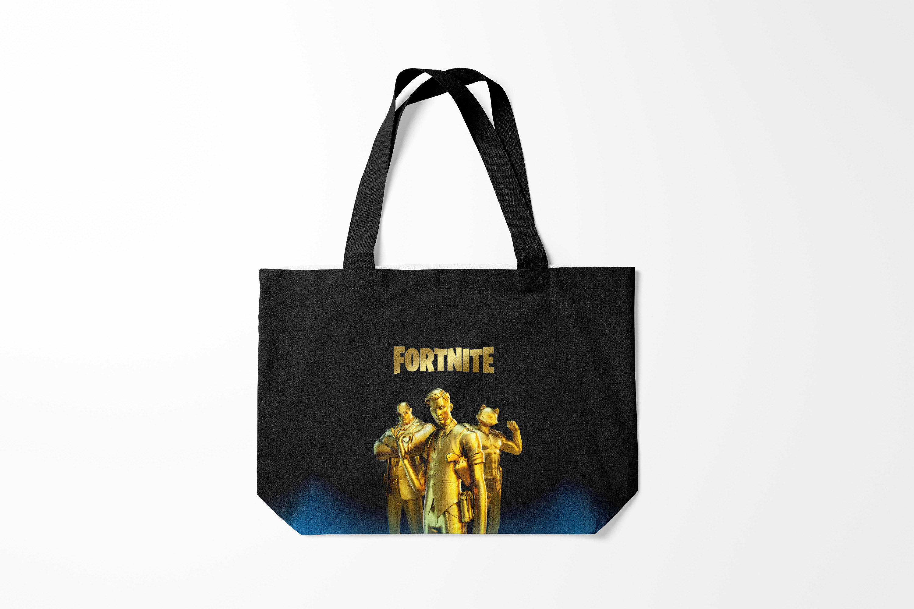 

Сумка шoппер унисекс Burnettie Fortnite GOLD SQUAD, черный, Fortnite GOLD SQUAD