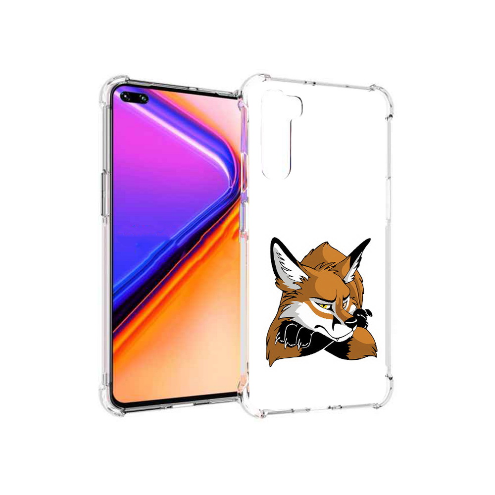 

Чехол MyPads Tocco для OnePlus Nord фокс (PT227045.136.660), Прозрачный, Tocco