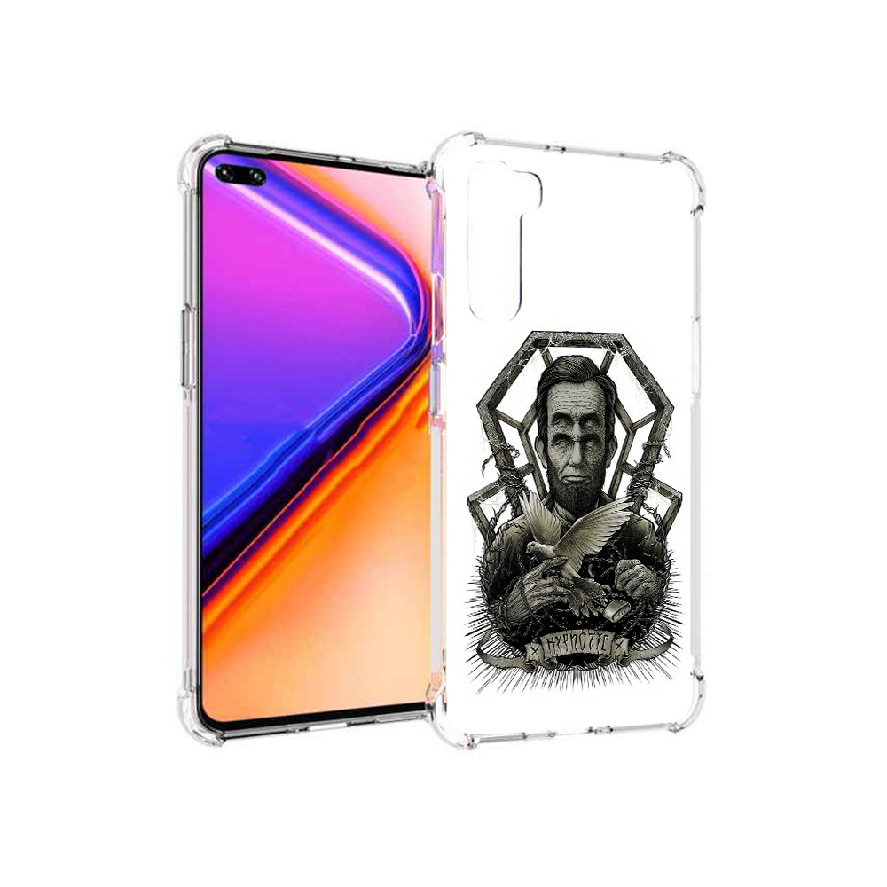 

Чехол MyPads Tocco для OnePlus Nord франклин абстракция (PT227045.136.662), Прозрачный, Tocco