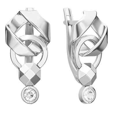 

Серьги из белого золота с топазом PLATINA jewelry 02-5030-00-201-1120, 02-5030-00-201-1120