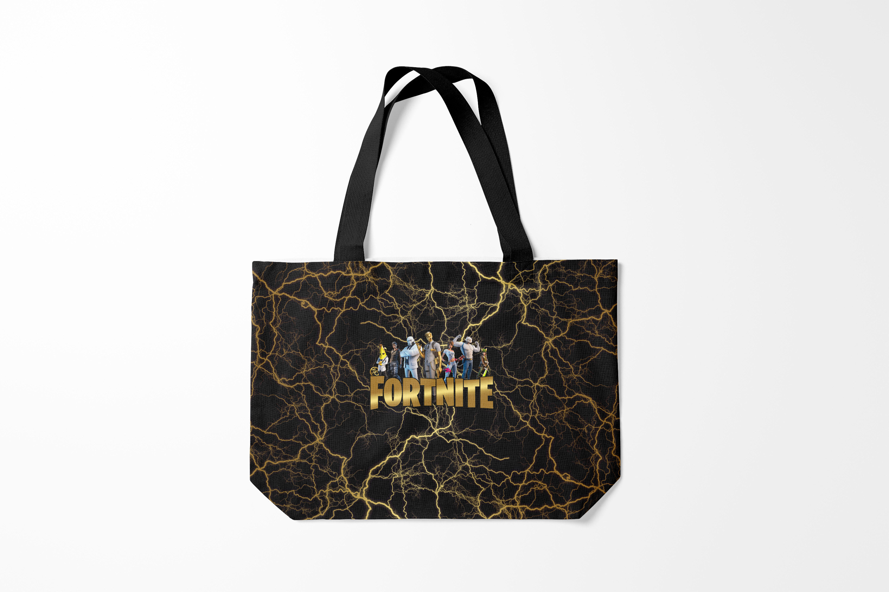 

Сумка шoппер унисекс Burnettie Fortnite Chapter 2, черный, Fortnite Chapter 2