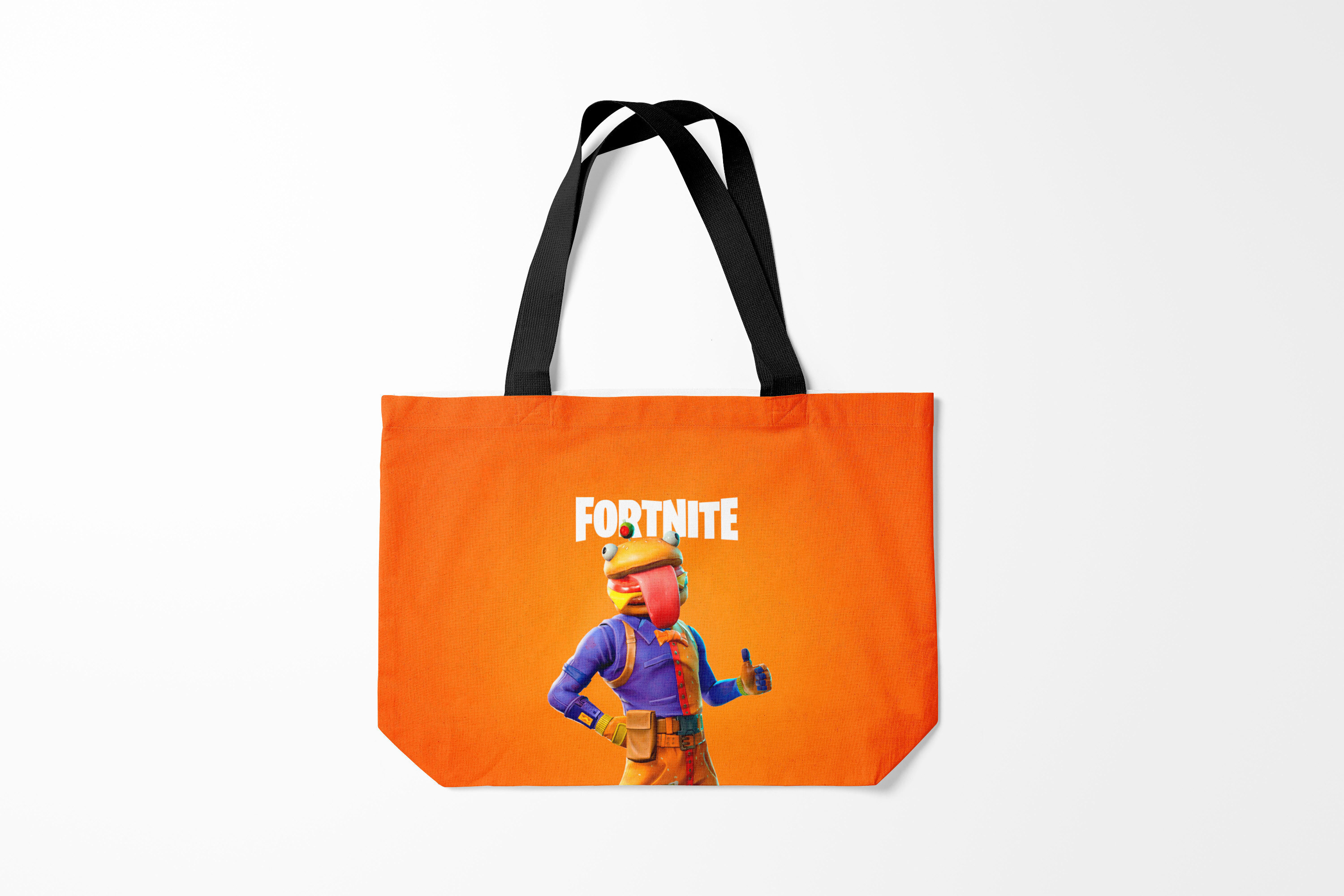

Сумка шoппер унисекс Burnettie Fortnite Burger, оранжевый, Fortnite Burger