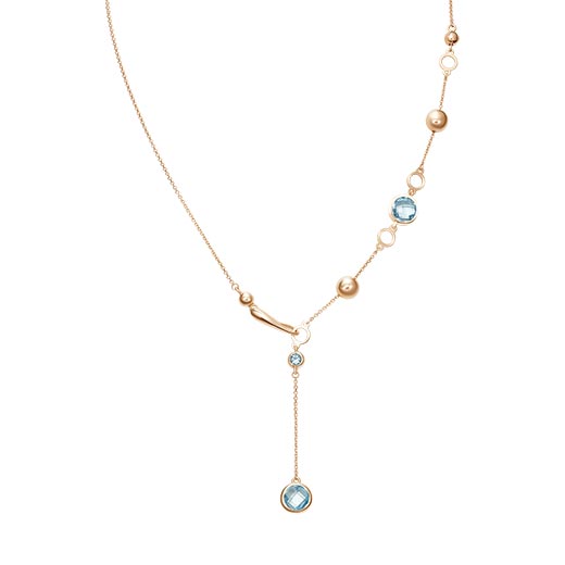 

Колье-галстук из красного золота с топазом 40-45 см PLATINA jewelry 07-0229-00-201-1110-46, 07-0229-00-201-1110-46