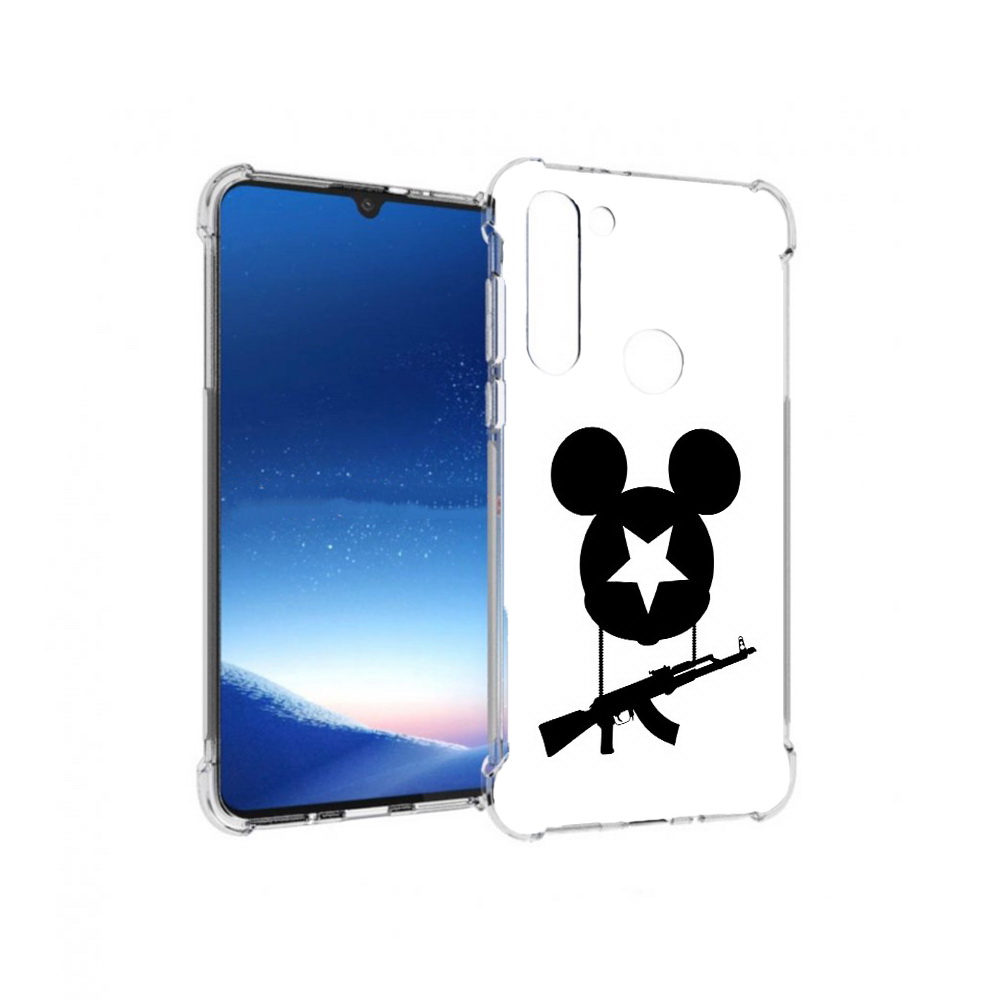 

Чехол MyPads Tocco для Motorola Moto G8 Power АК Микки (PT143076.340.26), Прозрачный, Tocco