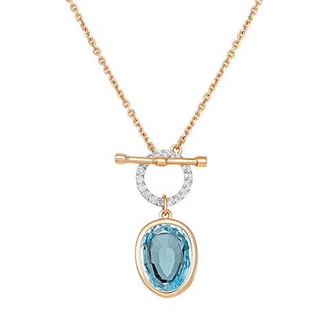 

Колье из красного золота с топазом 45 см PLATINA jewelry 07-0232-00-201-1110-46, 07-0232-00-201-1110-46