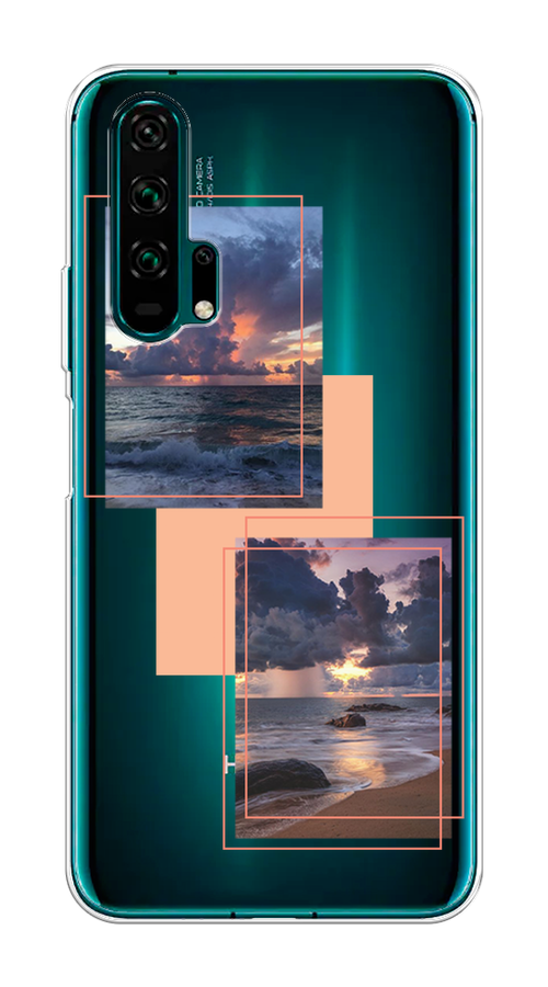 

Чехол на Honor 20 Pro "Sky collage", Розовый;прозрачный;синий, 69350-1