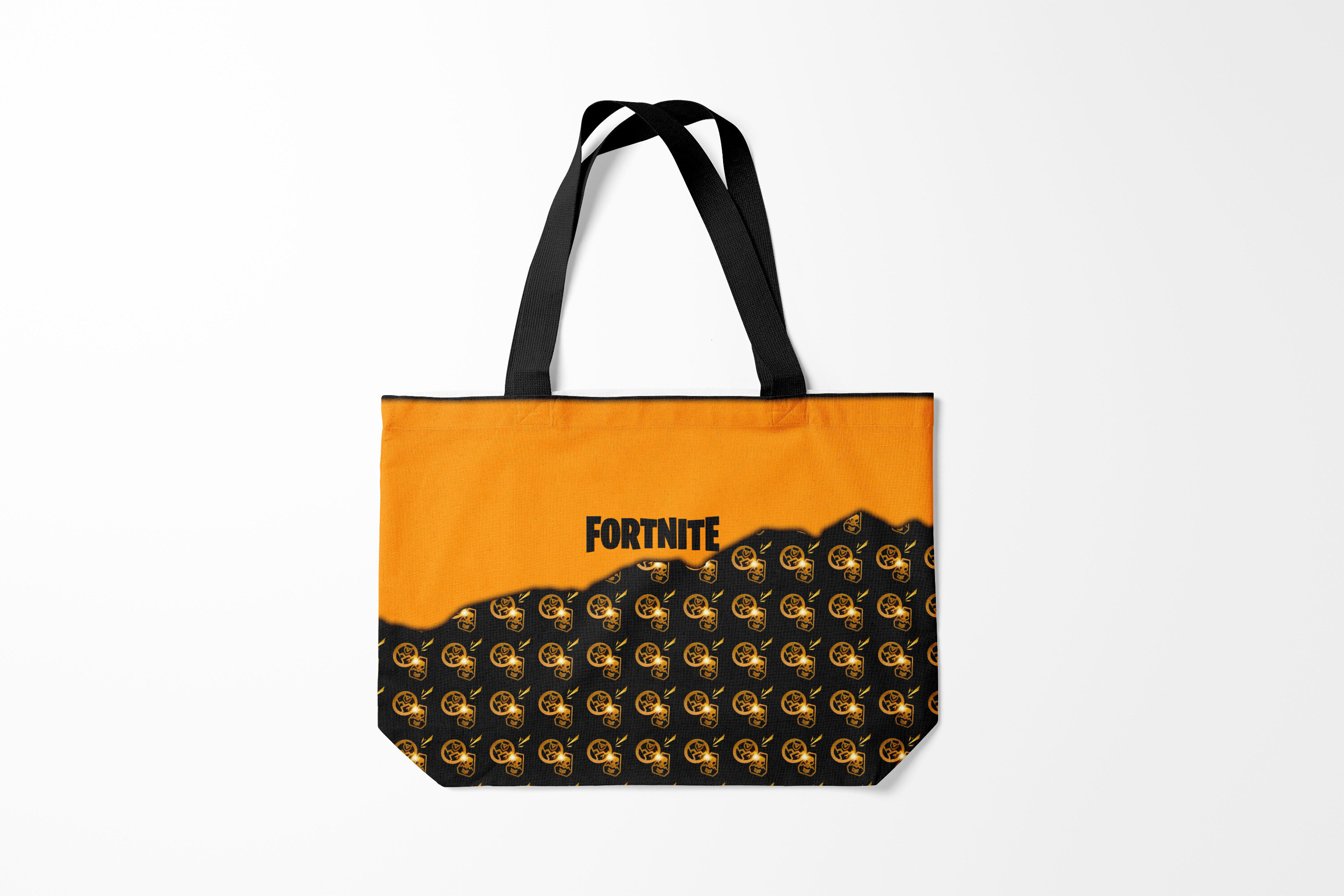 

Сумка шoппер унисекс Burnettie Fortnite 2 глава часть, черный; оранжевый, Fortnite 2 глава часть