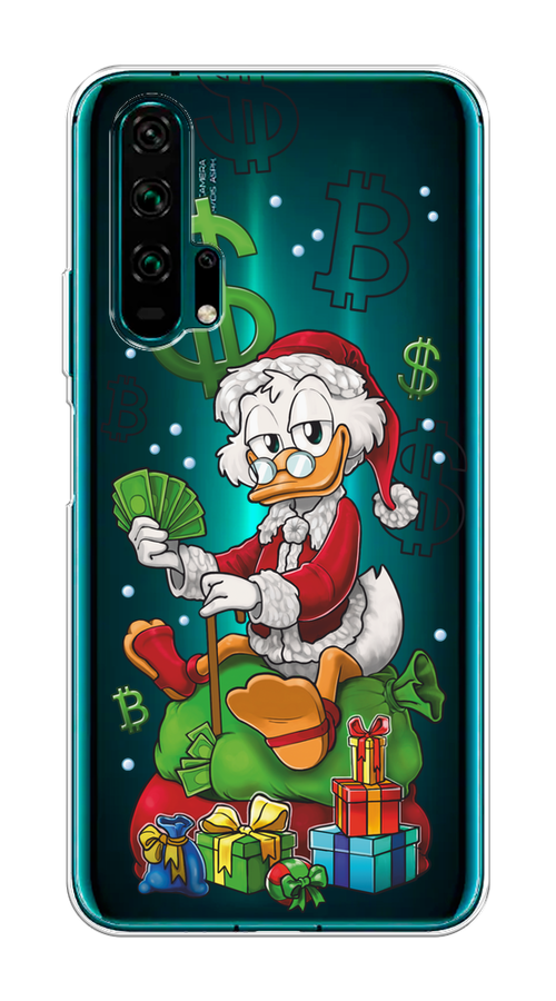 

Чехол на Honor 20 Pro "Богатый санта Скрудж Макдак", Белый;красный;зеленый, 69350-1