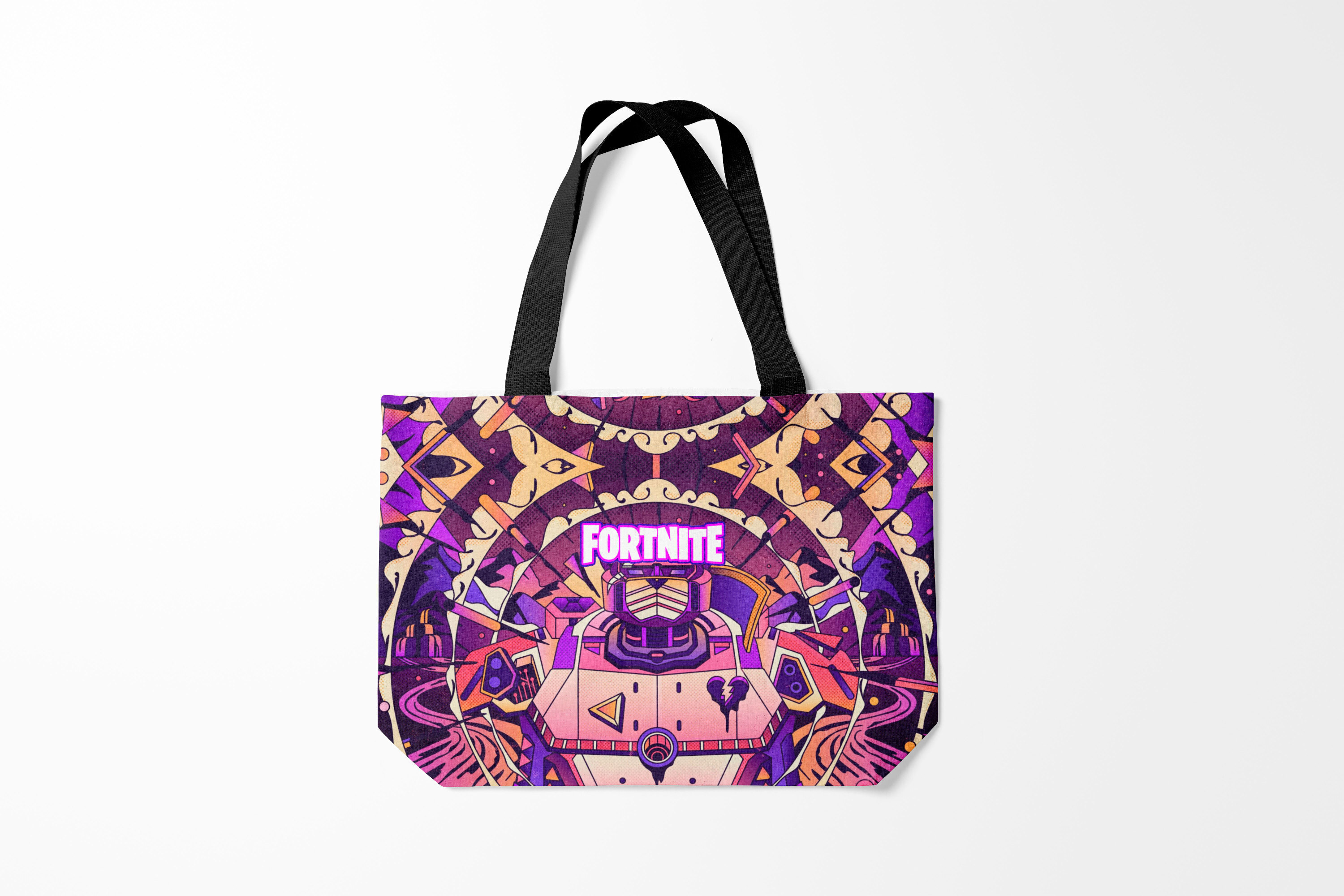 

Сумка шoппер унисекс Burnettie Fortnite 11 Loading Screen, фиолетовый, Fortnite 11 Loading Screen