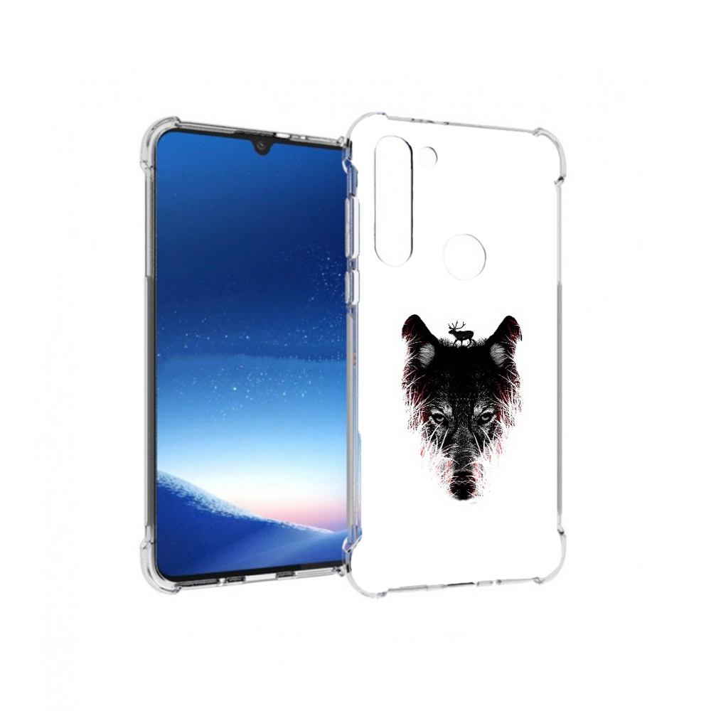 

Чехол MyPads Tocco для Motorola Moto G8 Power волк в траве (PT143076.340.267), Прозрачный, Tocco