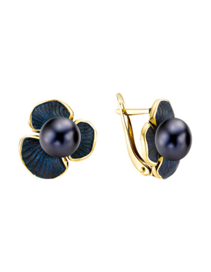 

Серьги из серебра с жемчугом культивированным De Fleur 52821Y2U, 52821Y2U