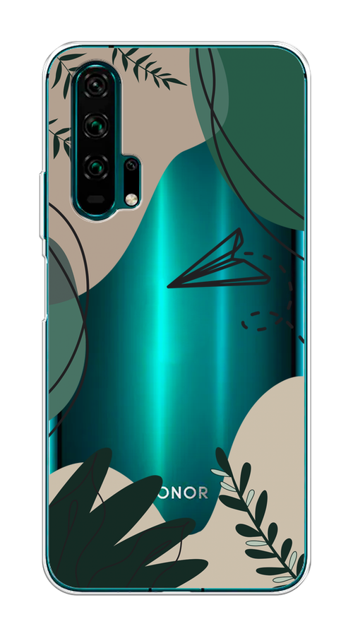 

Чехол на Honor 20 Pro "Secret Garden", Зеленый;бежевый;черный, 69350-1