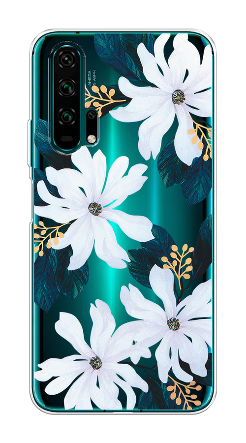 

Чехол на Honor 20 Pro "Delilah Flower", Зеленый;белый, 69350-1