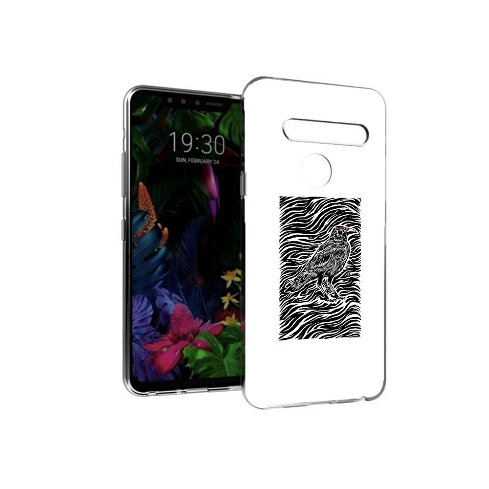 

Чехол MyPads Tocco для LG G8 ворон в абстракции (PT135945.76.272), Tocco