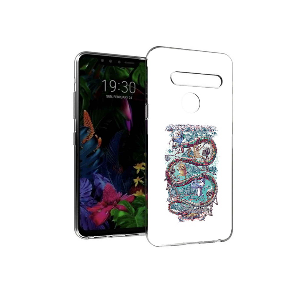 

Чехол MyPads Tocco для LG G8 время приключений страшилка (PT135945.76.280), Tocco