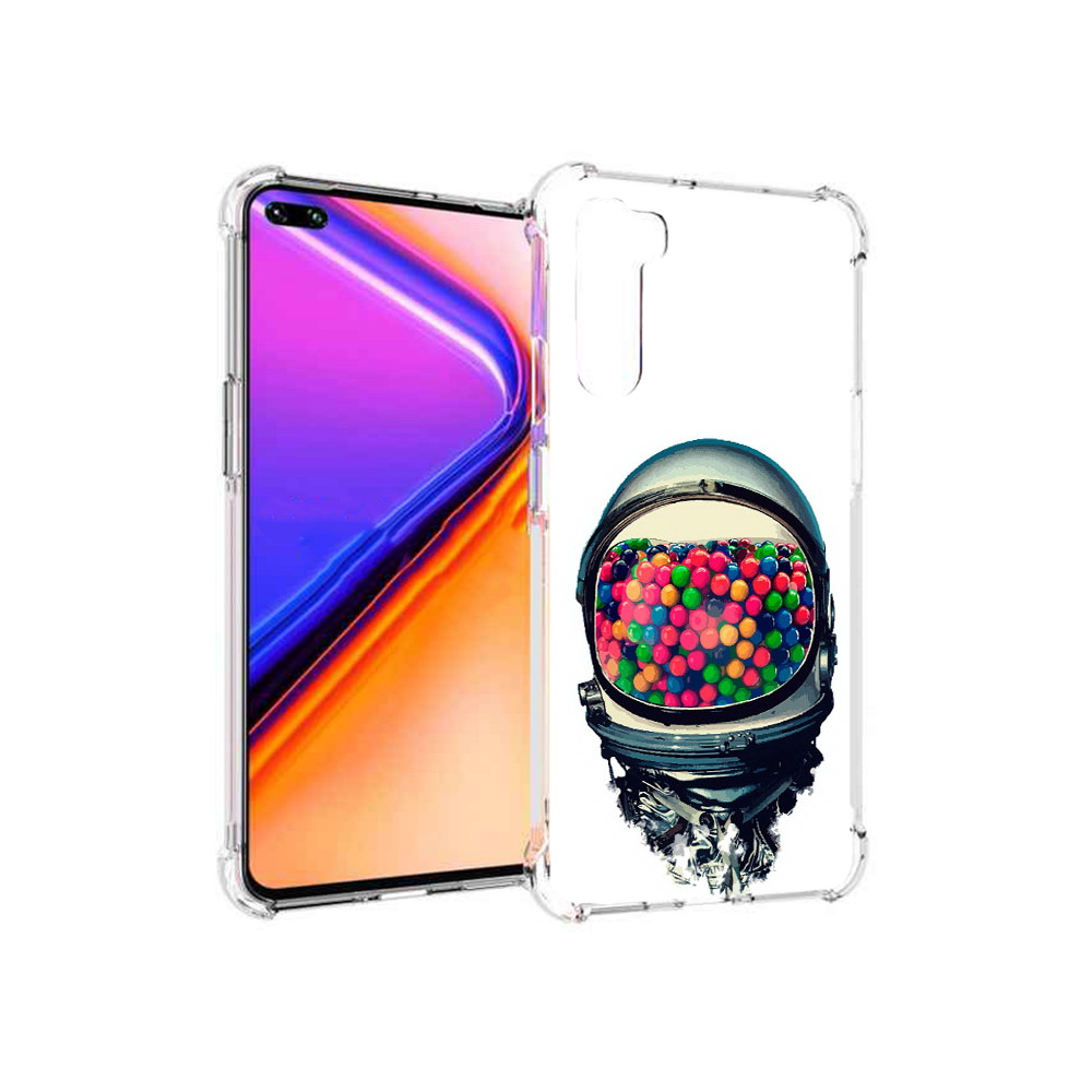 

Чехол MyPads Tocco для OnePlus Nord шлем космонавта (PT227045.136.700), Прозрачный, Tocco