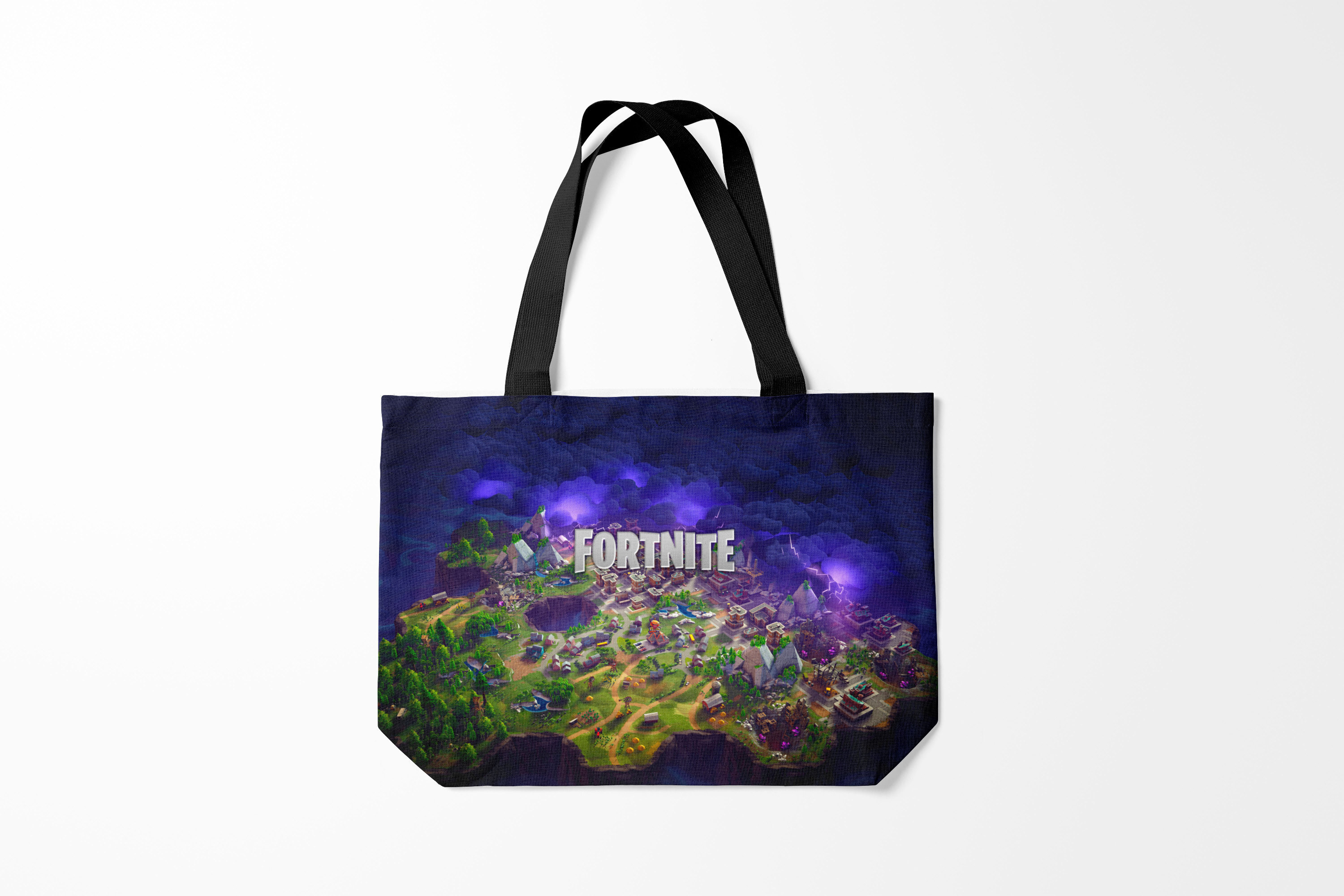 

Сумка шoппер унисекс Burnettie Fortnite, синий, Fortnite