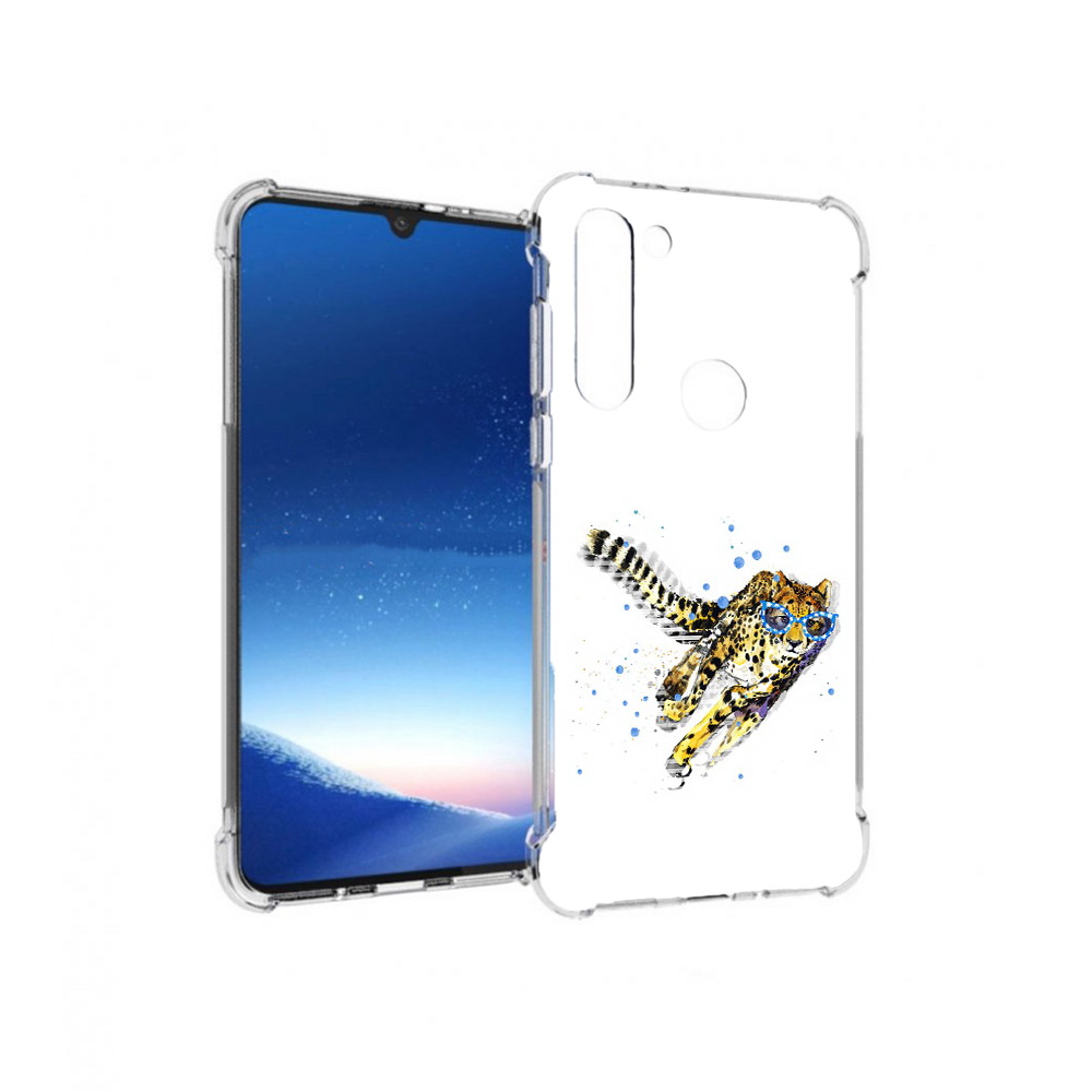 

Чехол MyPads Tocco для Motorola Moto G8 Power гепард в очках (PT143076.340.287), Прозрачный, Tocco