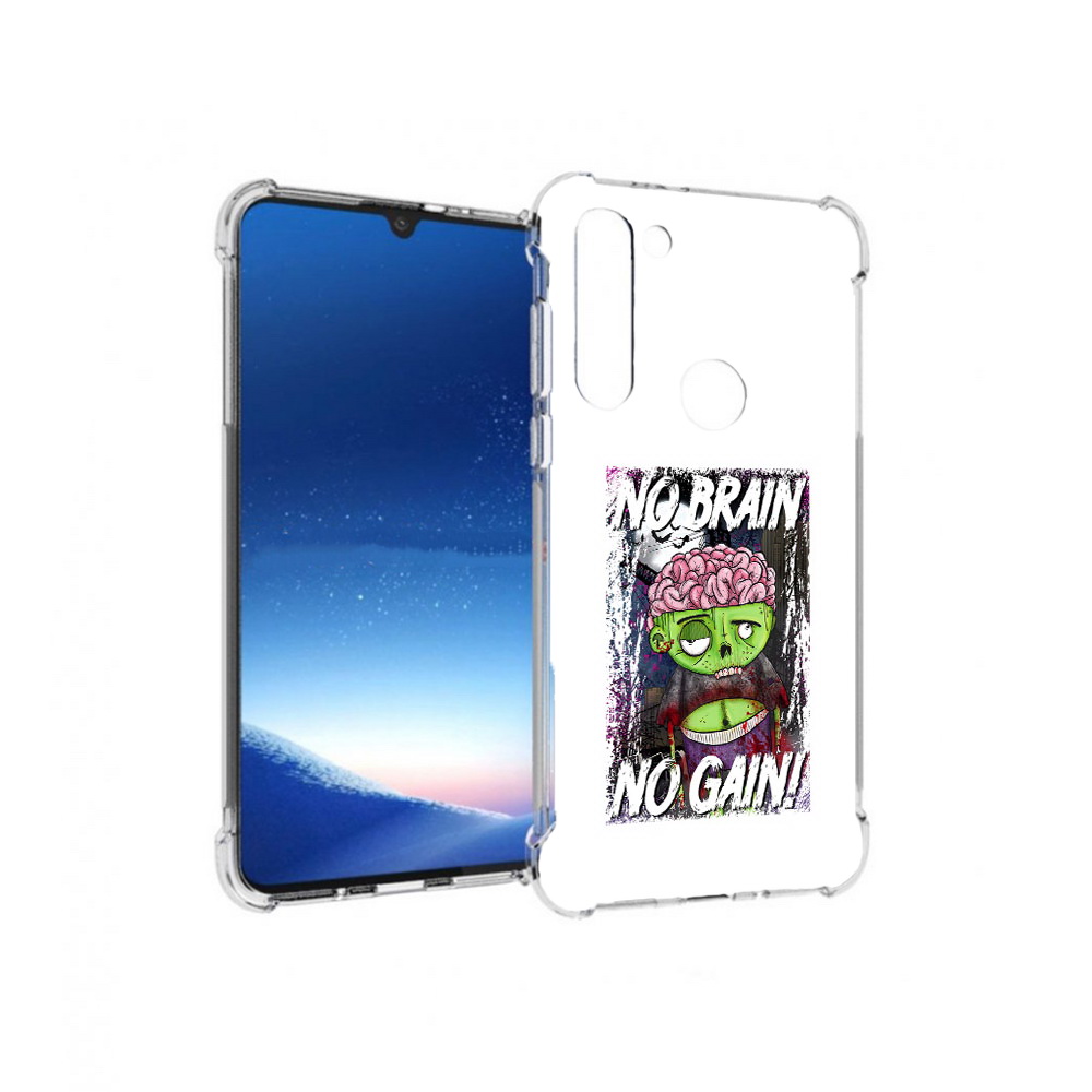 

Чехол MyPads Tocco для Motorola Moto G8 Power глупый зомби (PT143076.340.289), Прозрачный, Tocco